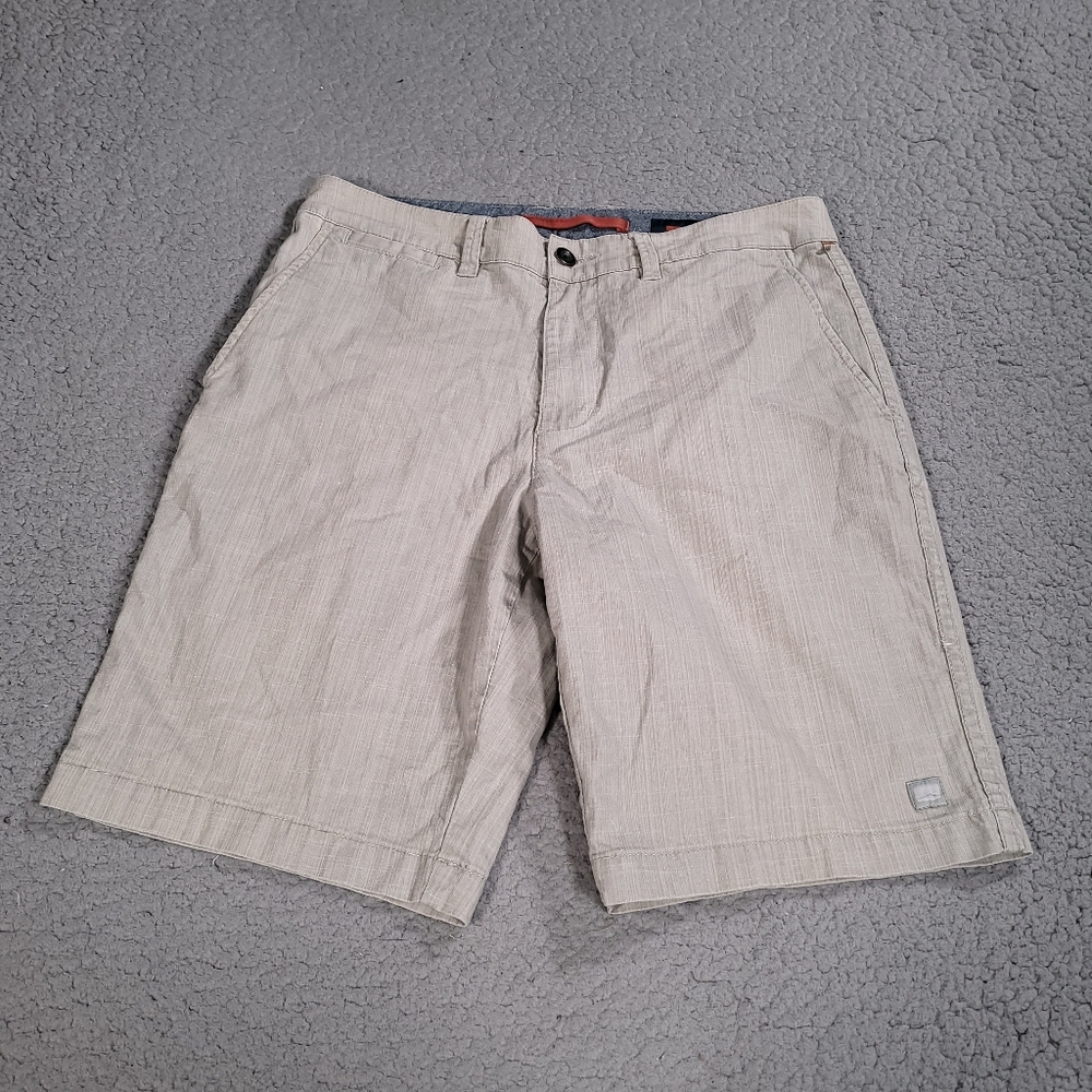Cova Shorts Mens 30 Casual Outdoor Pockets Flat Front Medium Wash